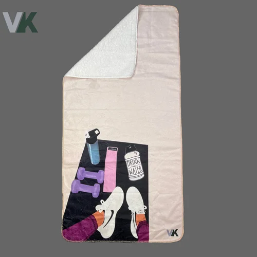 حوله 50*100 برند VK شناسه 10100275 (طرح شماره 2)