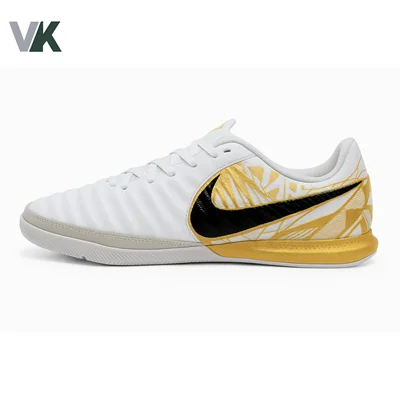 کفش سالنی برند NIKE مدل تمپو X طرح 1 شناسه 10100495 ( سفید طلایی )