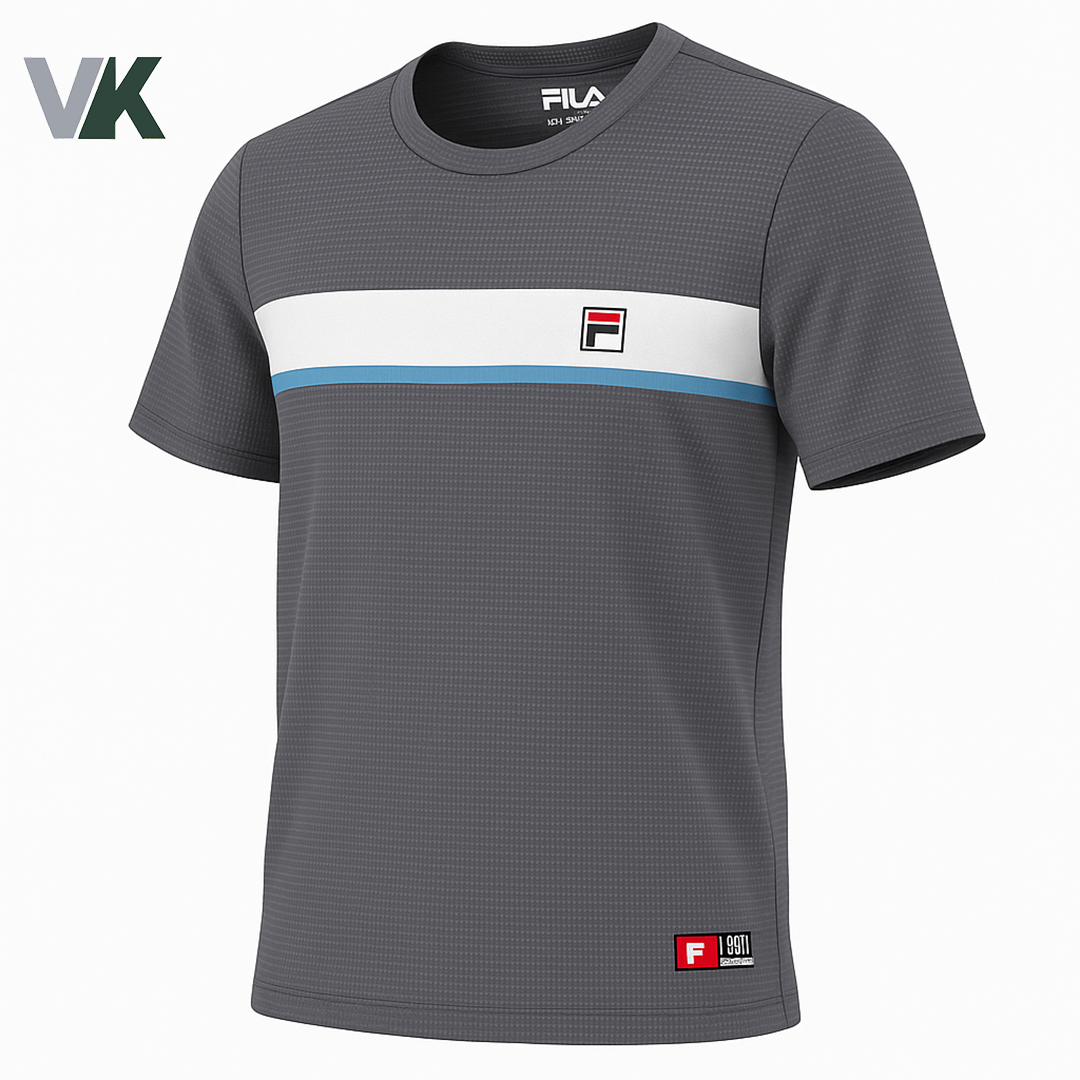 تیشرت مردانه FILA کد 6936 رنگ طوسی