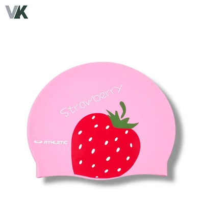 کلاه شنا بچه گانه چاپدار برند اتلتیک کد AT-7650 طرح هفت
