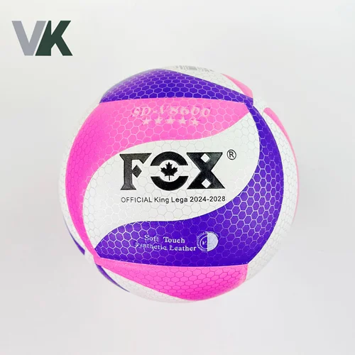 توپ والیبال برند FOX کد8600 شناسه 10100289  رنگ بنفش-صورتی