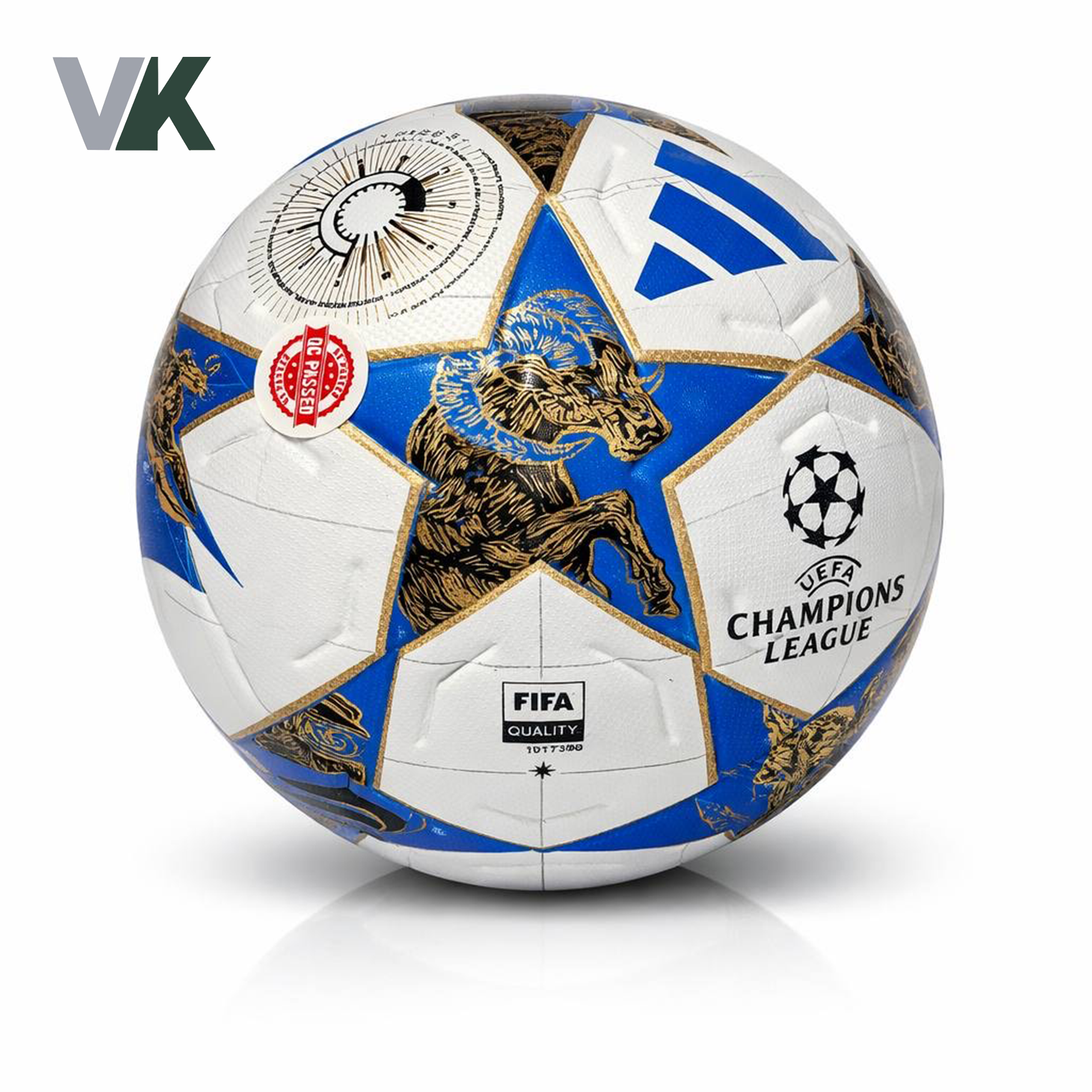 توپ فوتبال چمپیونز پرسی 2026 آبی سایز 5 شناسه 10100650