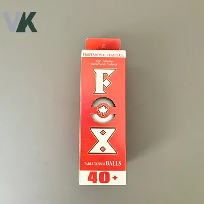 توپ پینگ پنگ 7 ستاره برند FOX  بسته 3 عددی شناسه 10100311