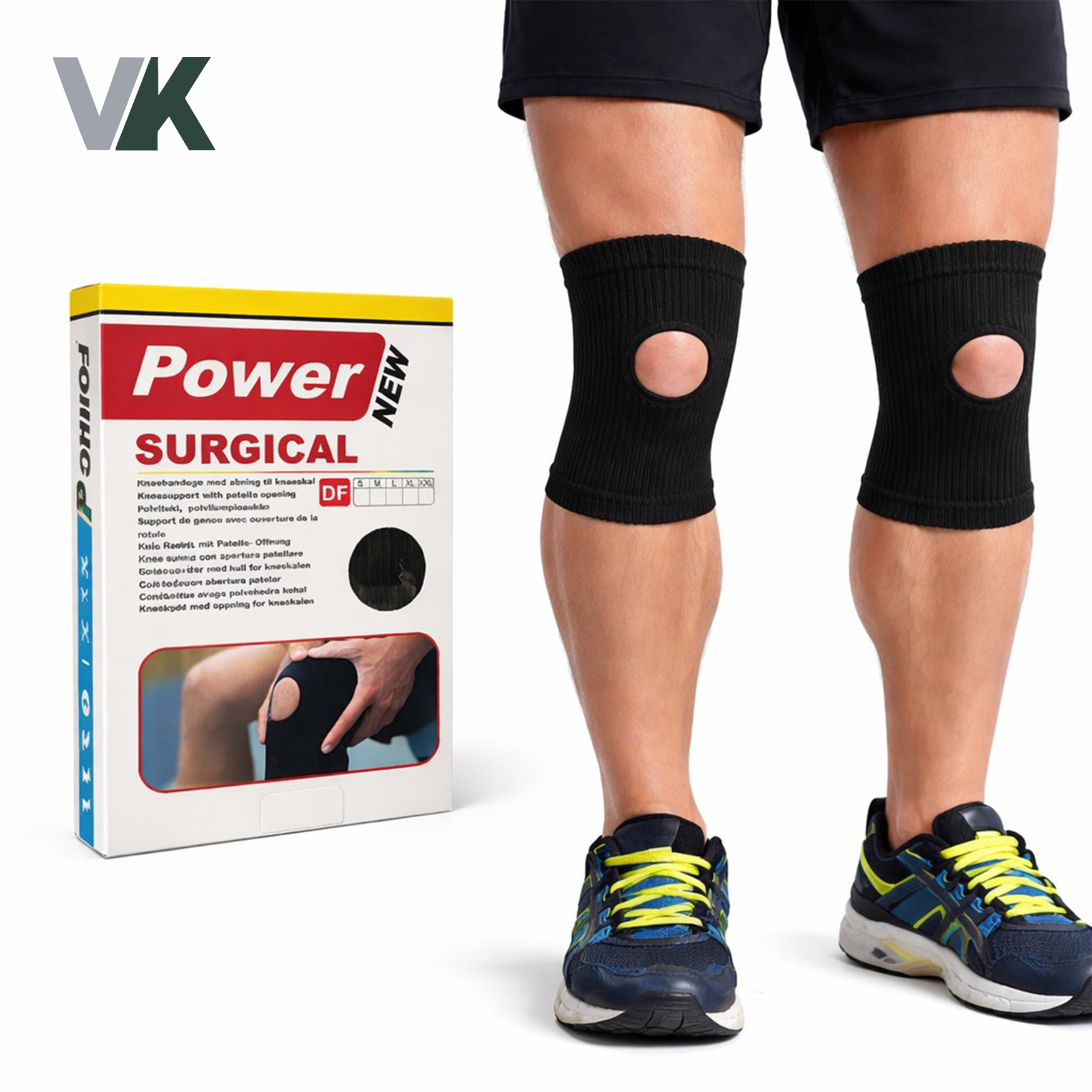 زانو بند جفتی سوراخ دار مدل POWER شناسه 10100578