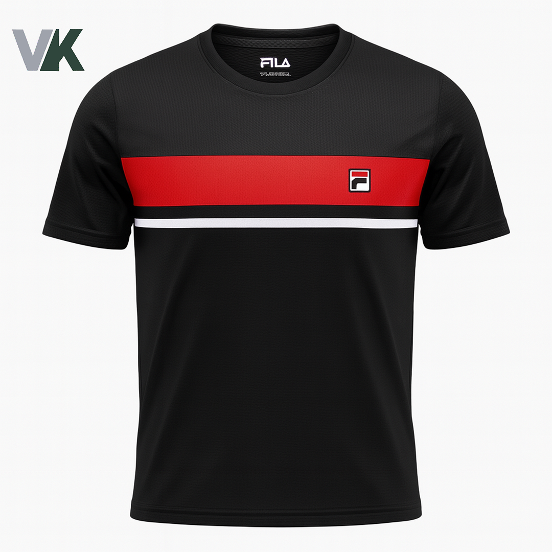 تیشرت مردانه FILA کد 6936 رنگ مشکی