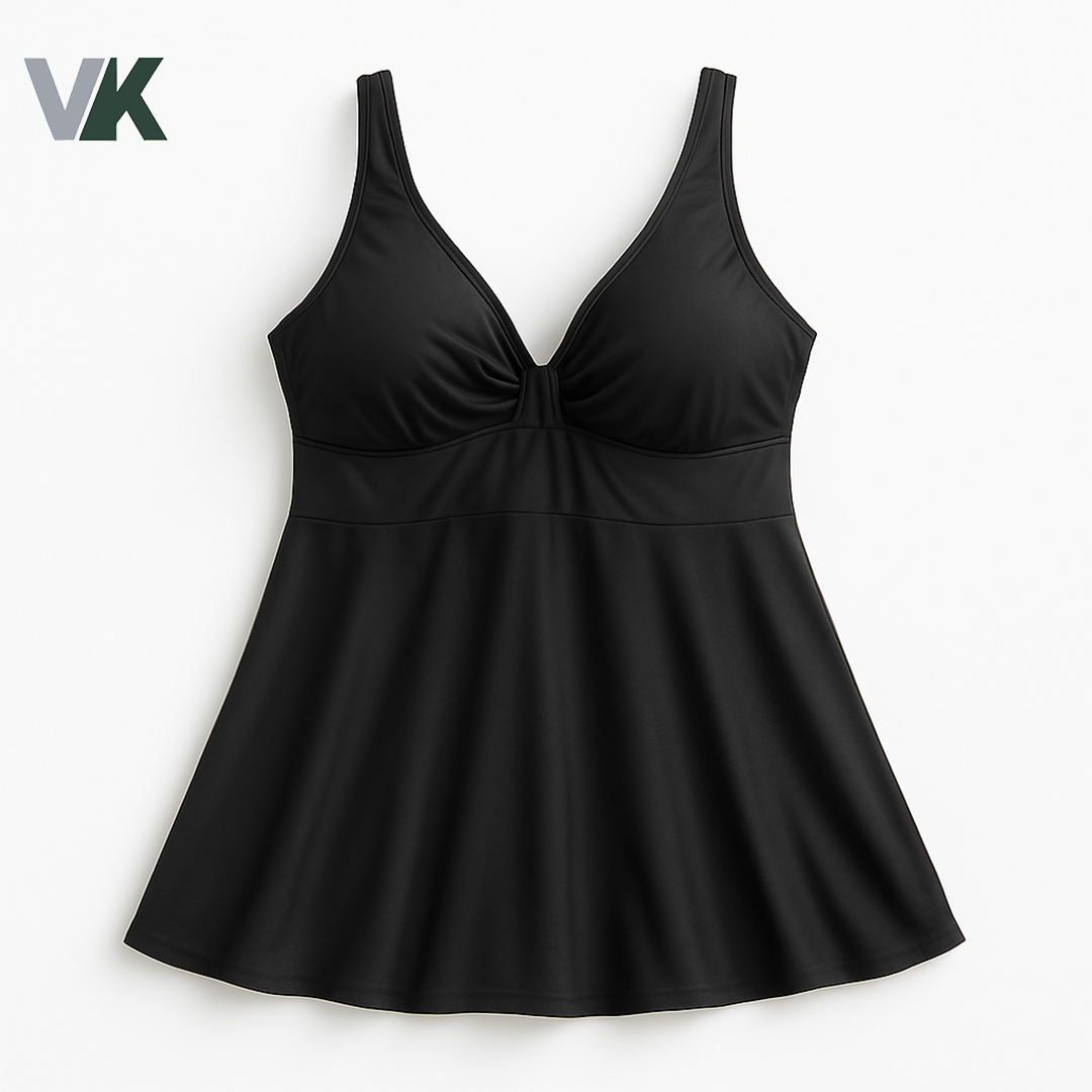 مایو زنانه دامن دار برند اسپیدو مشکی شناسه 10100461