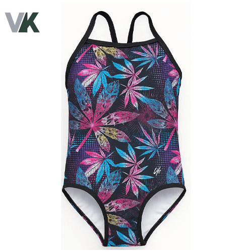 مایو زنانه بندی برند لایف طرح 4 پارچه ضد کلر کد 7277