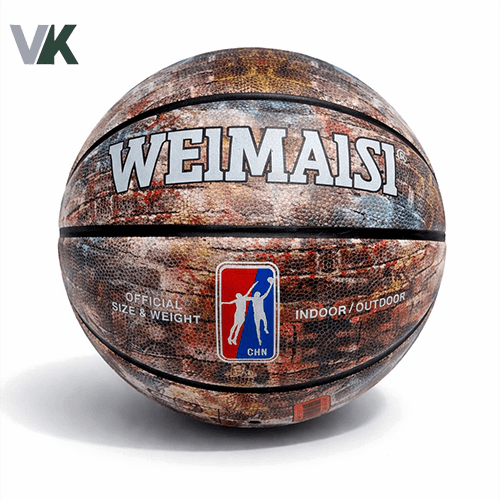 توپ بسکتبال طرح دار سایز 6 کد 5342 طرح 2 شناسه 10100587