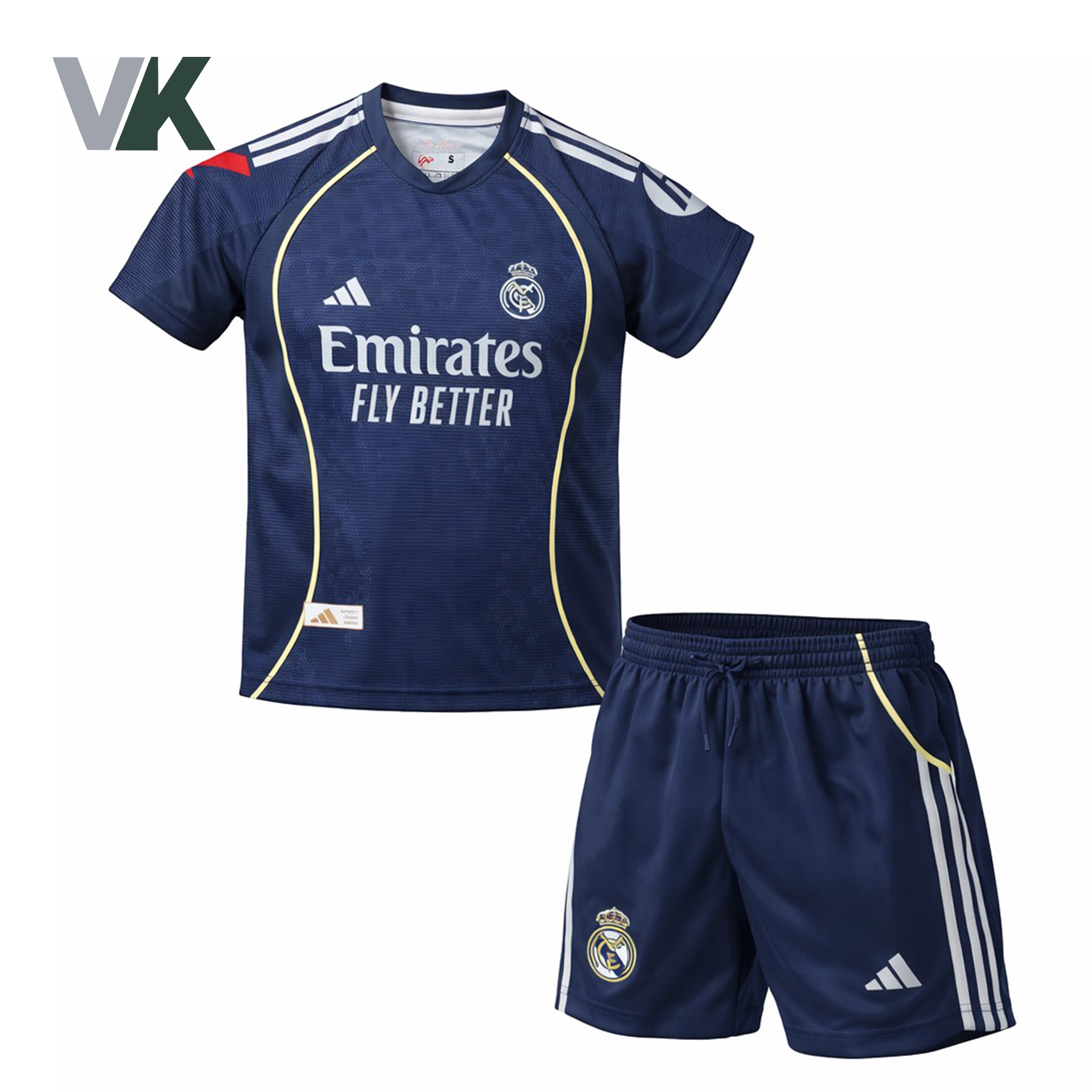 لباس باشگاهی (پسرانه) رئال مادرید (سرمه ای) شماره 10 بازیکن MBAPP'E شناسه 10100535