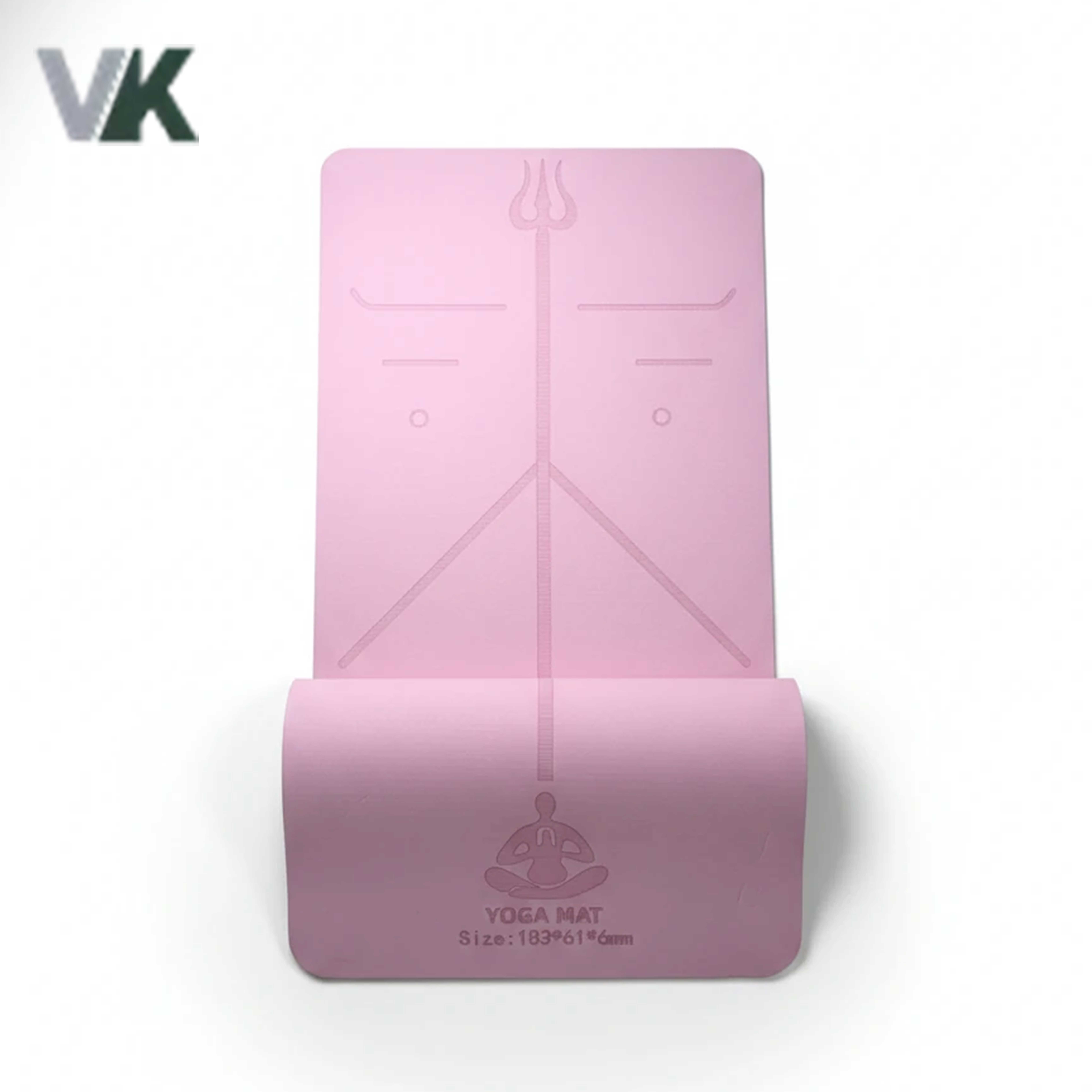 مت یوگا 6 میل TPE خط دار در 8 رنگ شناسه 10100714