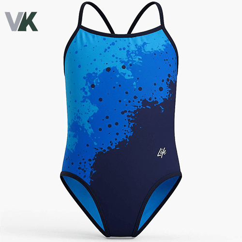 مایو زنانه دو رو برند لایف طرح 2 پارچه ضد کلر