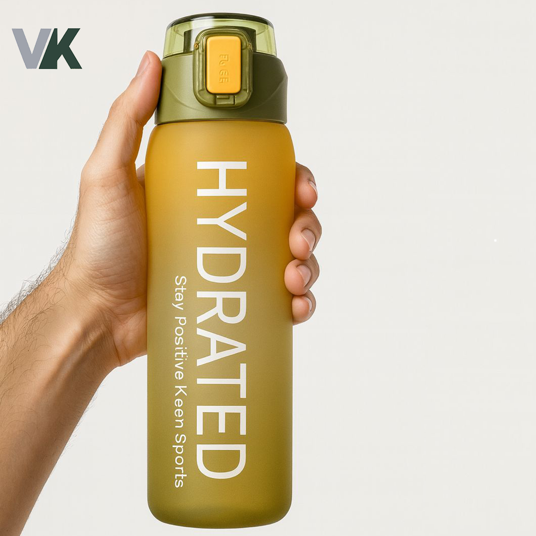 قمقمه برند هیدرات رنگ نارنجی سبز