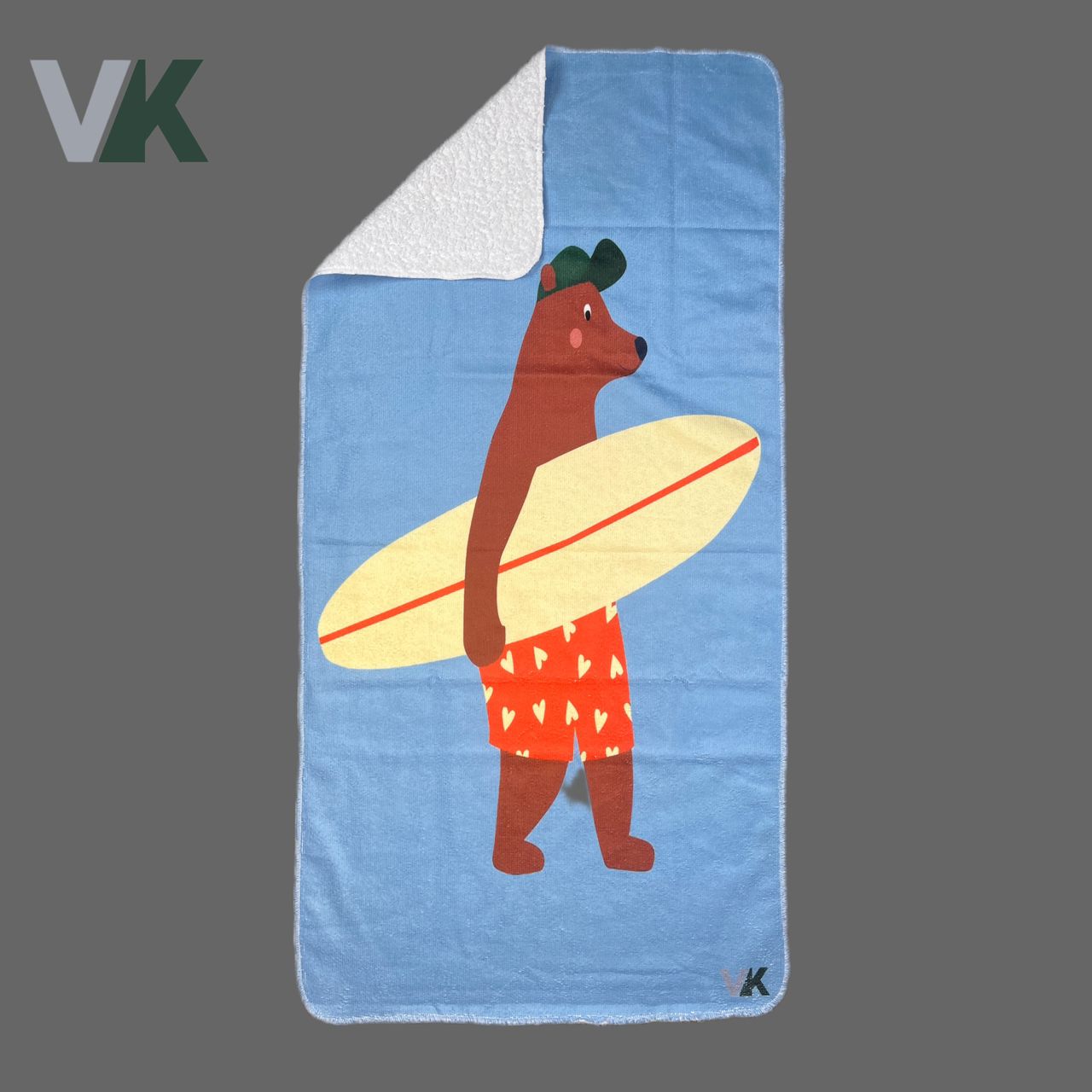 حوله 50*100 برند VK شناسه 10100275 (طرح شماره 6)